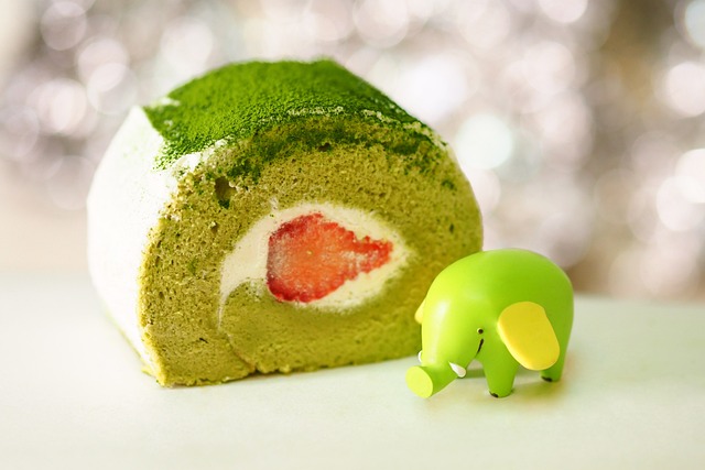 matcha roláda